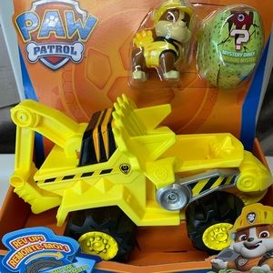 New paw patrol rubble deluxe rev up Dino rescue